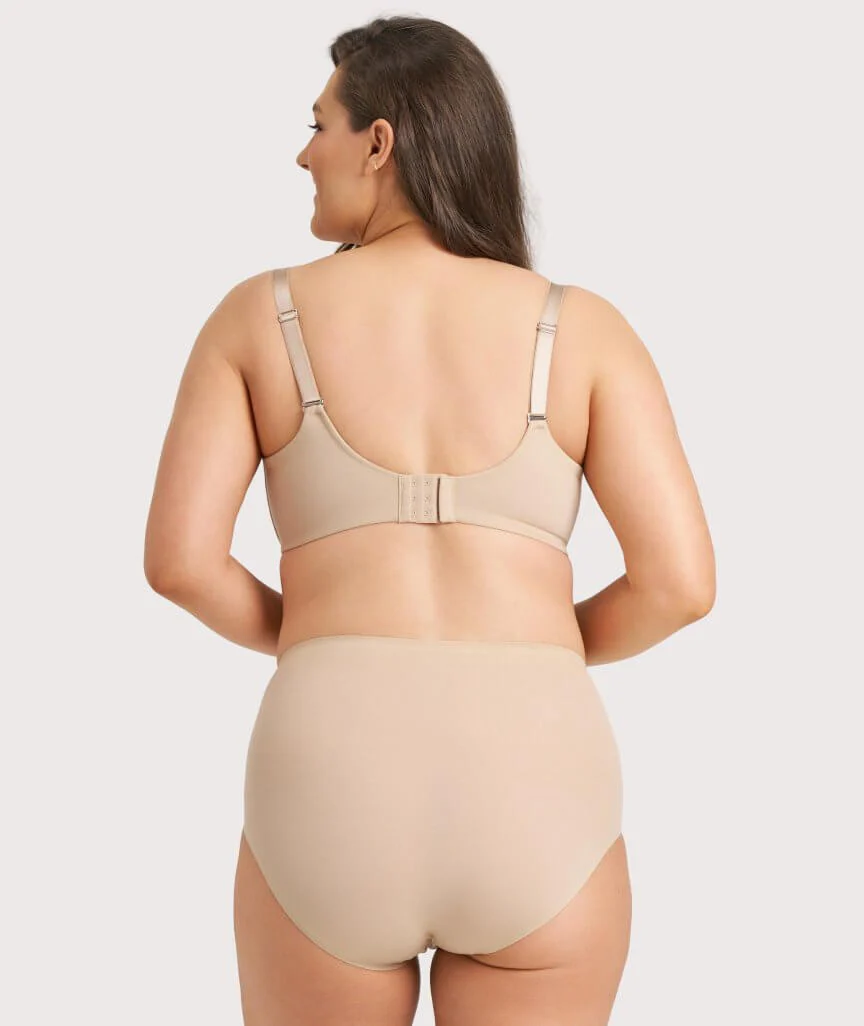 Ava & Audrey Bardot Front-Closing Underwire Bra - Nude - Image 9