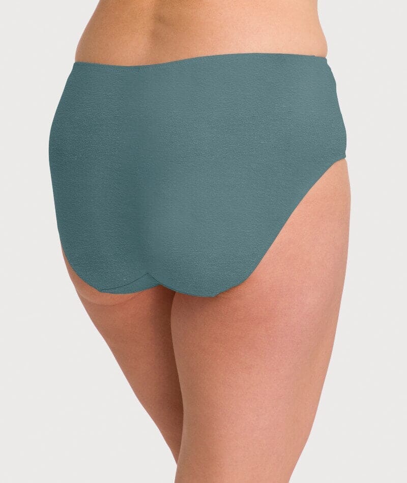 Ava & Audrey Clementine Cotton Full Brief 3 Pack - Nude/Denim Blue/Sea Green - Image 7