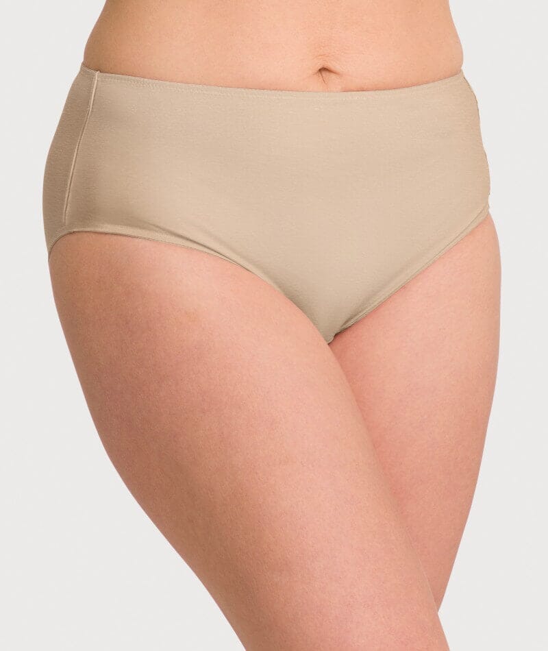 Ava & Audrey Clementine Cotton Full Brief - Nude