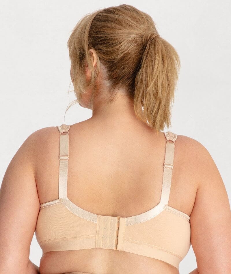 Ava & Audrey Faye Cotton Wire-free Support Bra 2 Pack - Frappe - Image 4