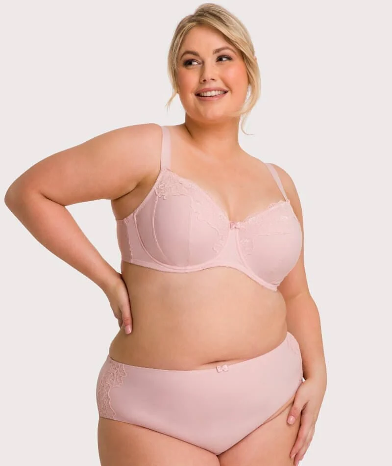 Ava & Audrey Jacqueline Full Cup Underwired Bra 2 Pack - Black/Blush - Image 14