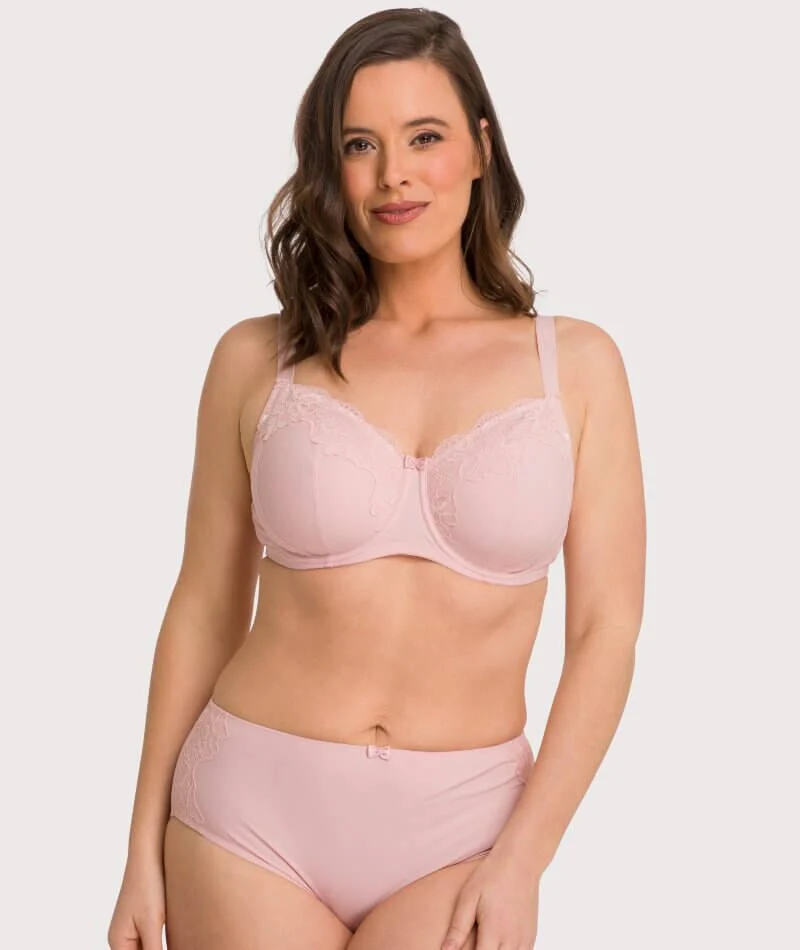 Ava & Audrey Jacqueline Full Cup Underwired Bra - Blush - Image 2