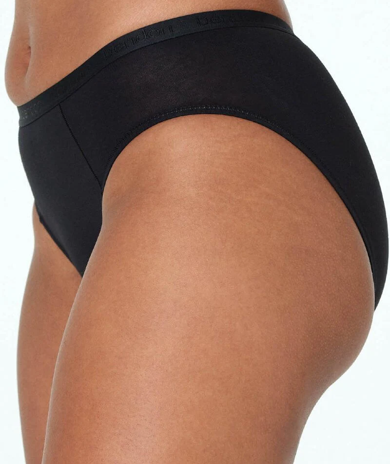 Bendon Body Cotton Bikini Brief - Black - Image 2