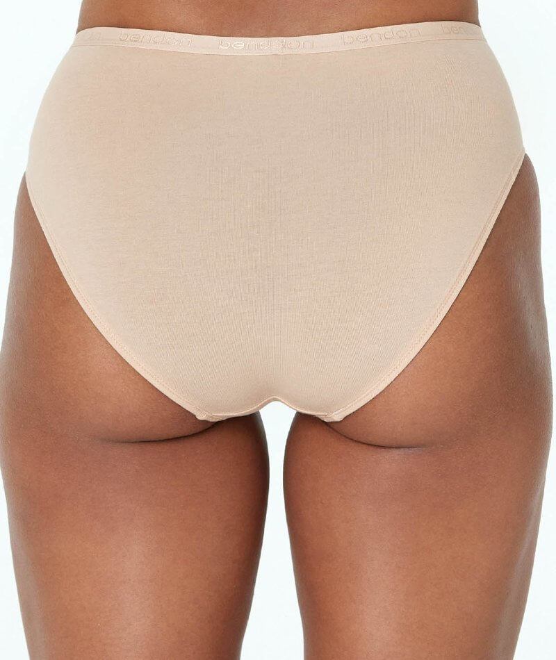 Bendon Body Cotton High Cut Brief - Natural - Image 2