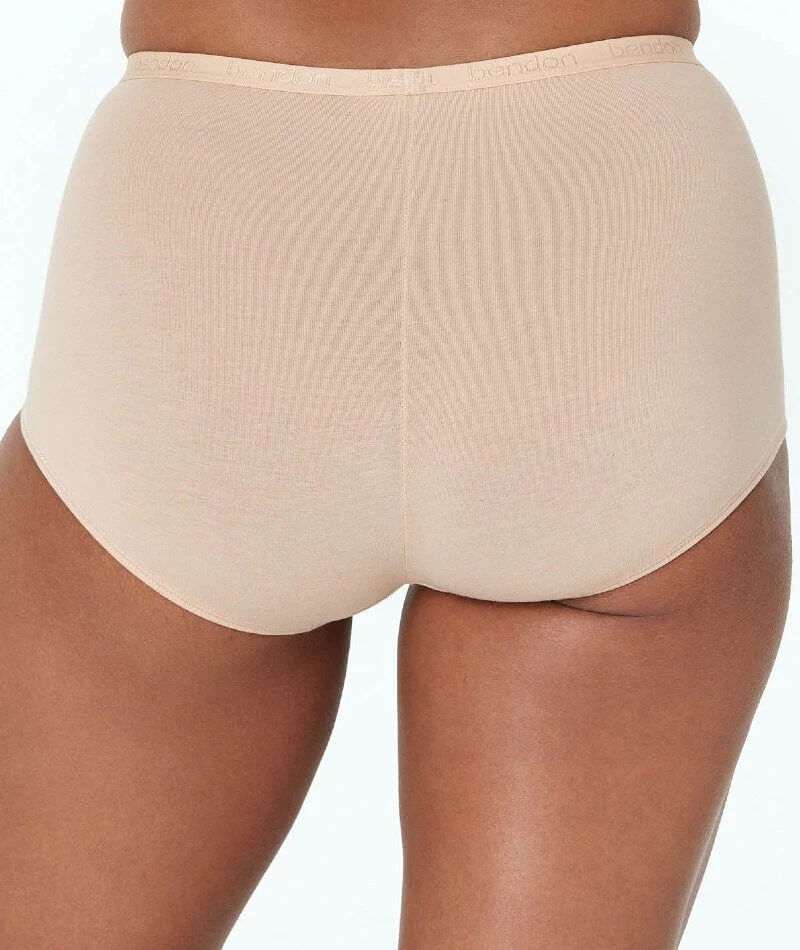 Bendon Body Cotton Trouser Brief - Natural - Image 2