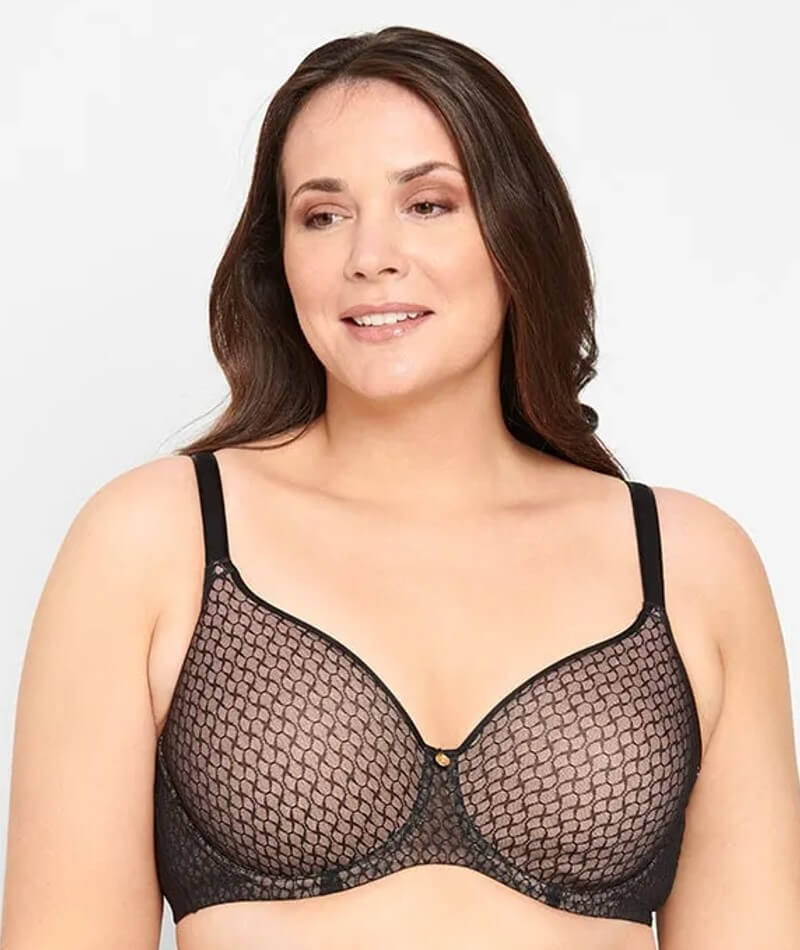 Berlei Lift & Shape T-Shirt Mesh Bra - Black