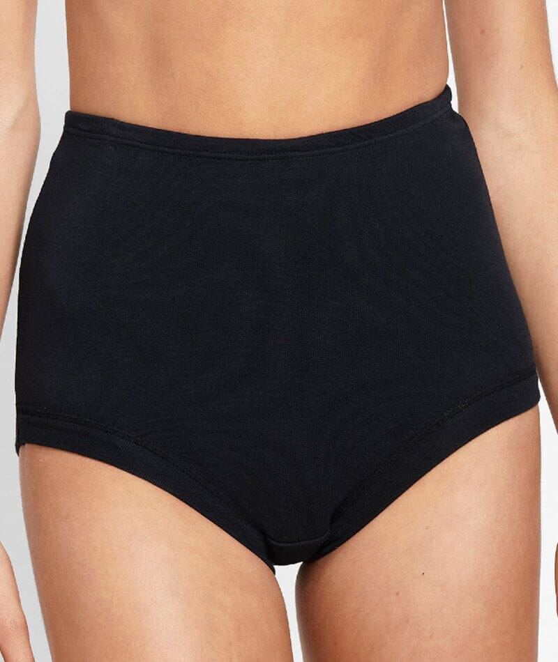 Bonds Cottontails Full Brief With Lycra 2 Pack - Black - Image 2