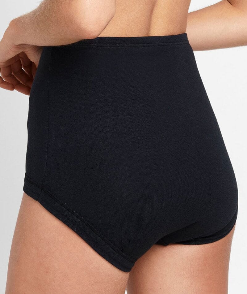 Bonds Cottontails Full Brief With Lycra 2 Pack - Black - Image 3