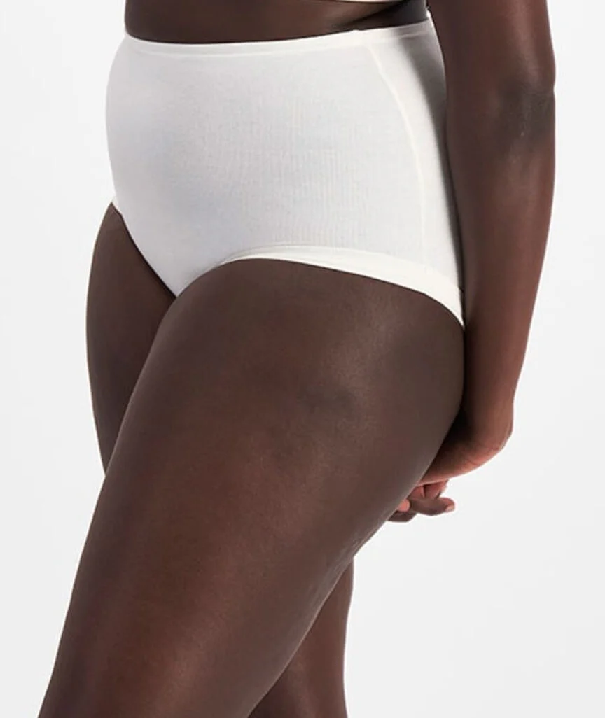 Bonds Cottontails Full Brief With Lycra 2 Pack - White - Image 6