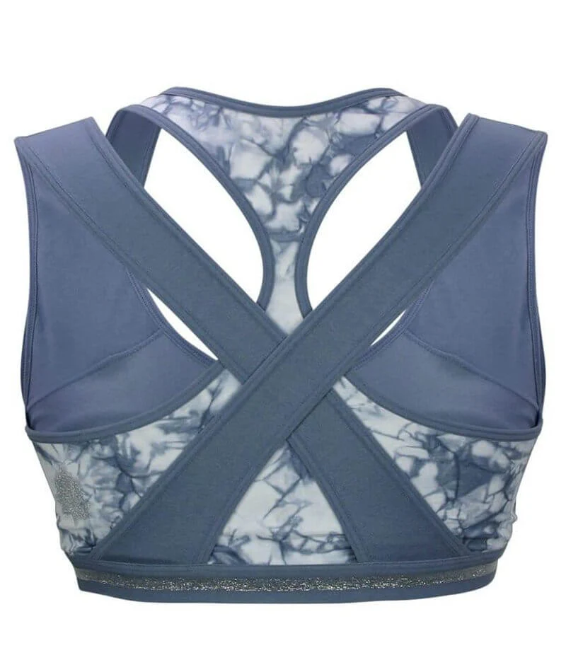 Cake Maternity Lotus Yoga & Hands Free Pumping B-Dd Cup Wire-Free Bra - Tie Dye - Image 8