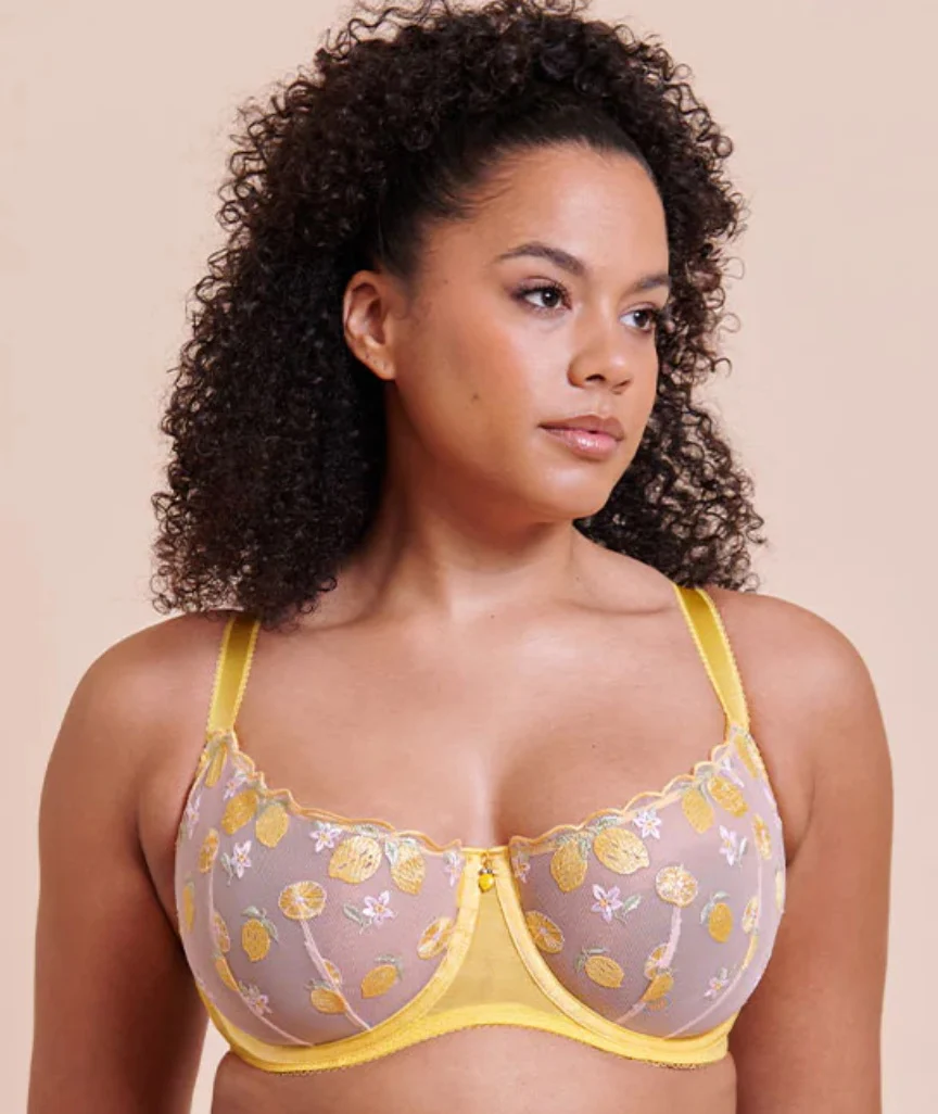 Curvy Kate Limoncello Balcony Bra - Lemon Blush - Image 2