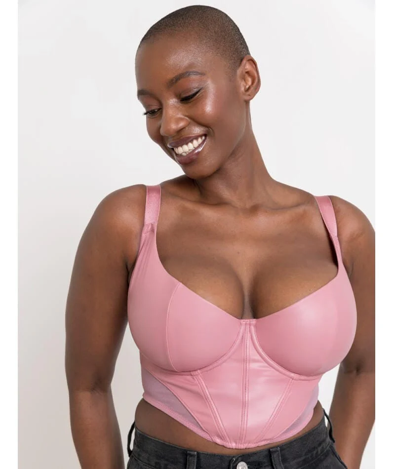 Curvy Kate Storm Longline Balcony Bra - Dusky Rose