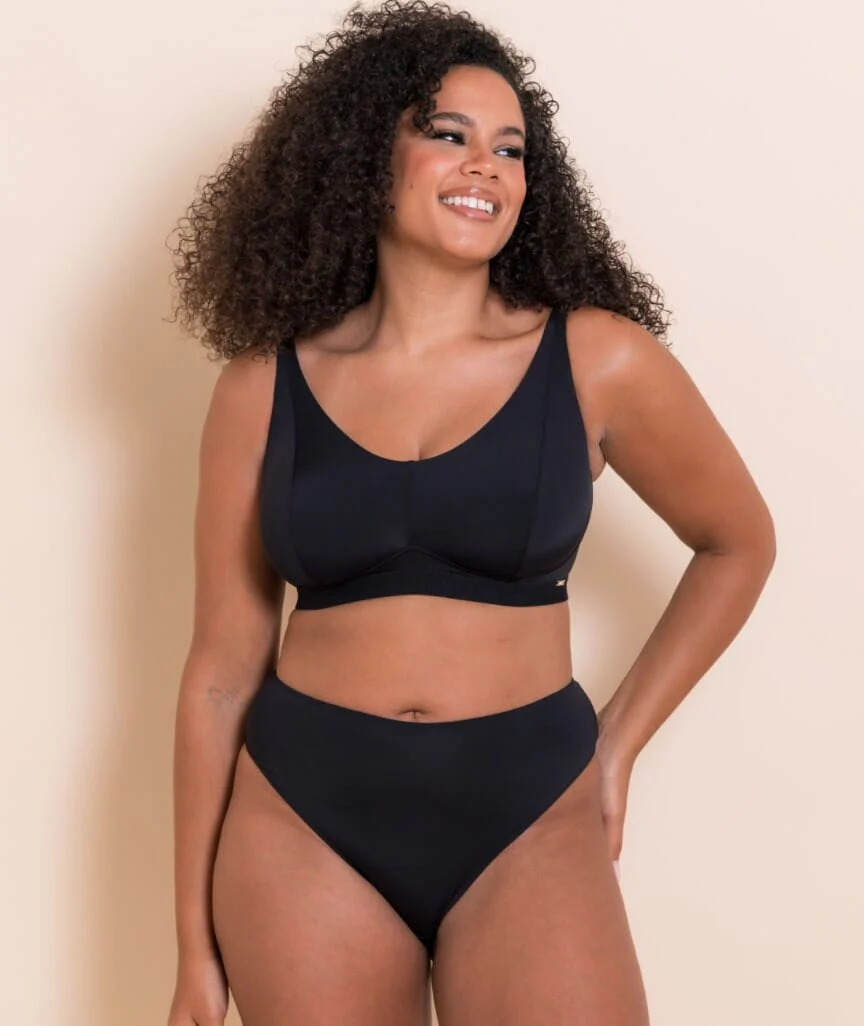 Curvy Kate Zen Brazilian Brief - Black - Image 3