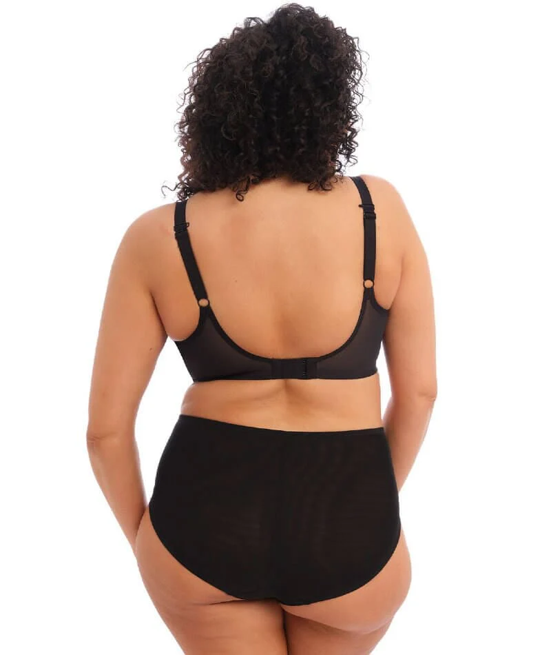 Elomi Brianna Underwire Padded Half Cup Bra - Black - Image 12