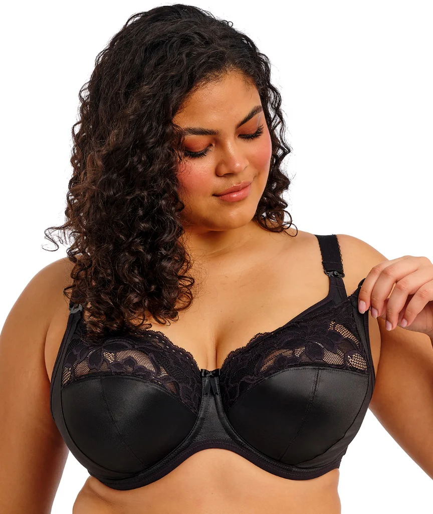 Elomi Molly Underwired Nursing Bra - Black - Image 3