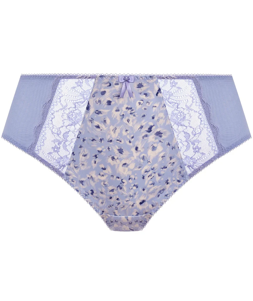 Elomi Morgan High Leg Brief - Blue Leopard - Image 6