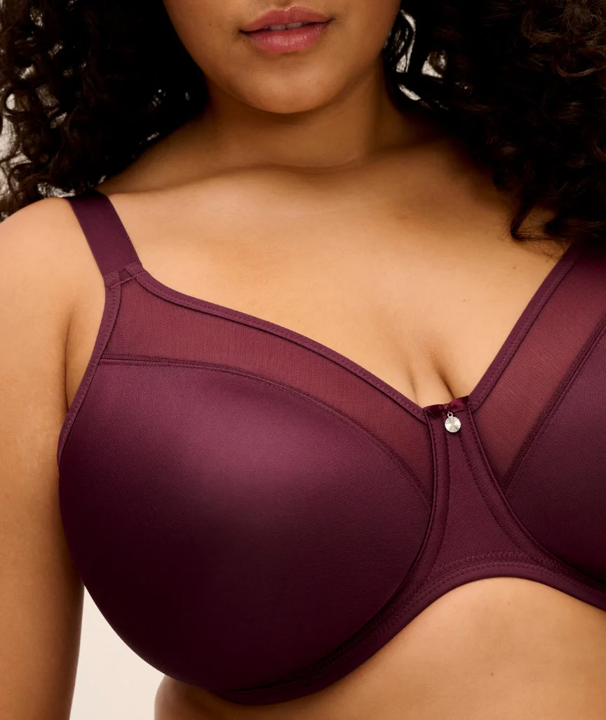 Elomi Smooth Underwire Moulded T-Shirt Bra - Fig - Image 3