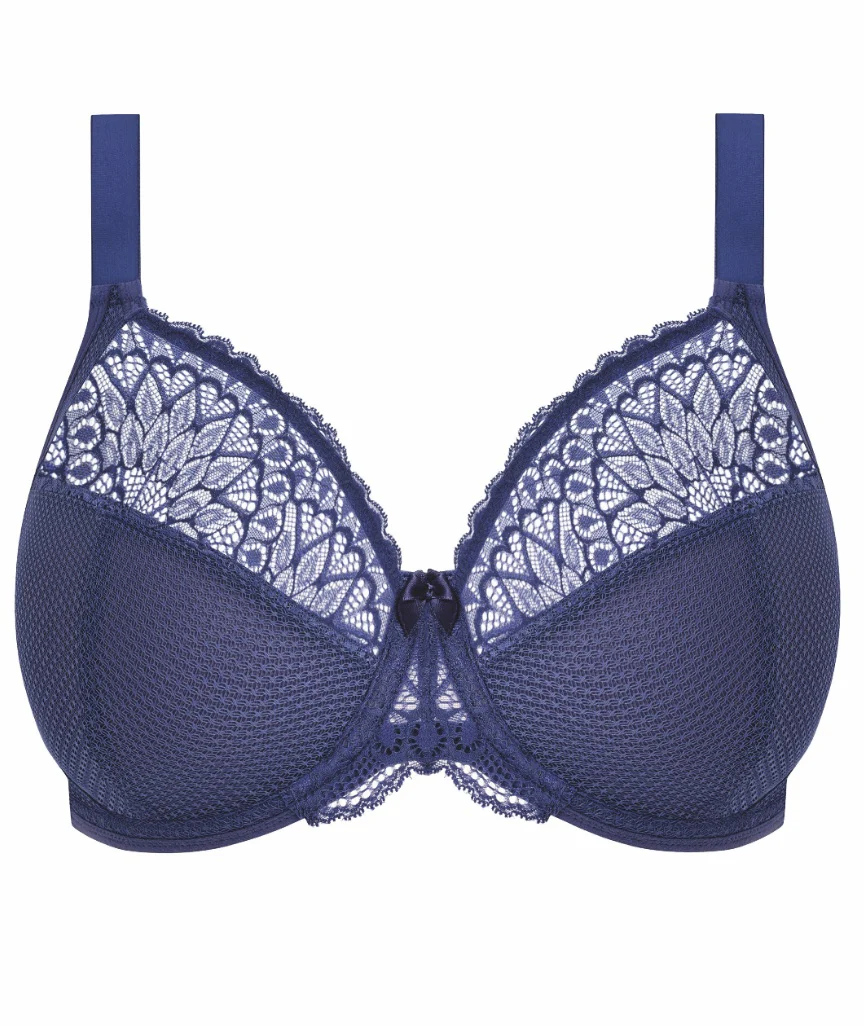 Elomi Tiernie Underwire Stretch Plunge Bra - Denim - Image 5