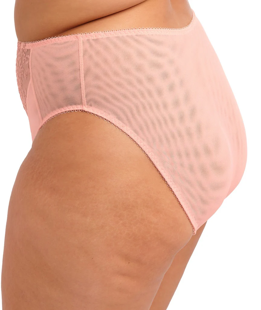 Elomi Zarla High Leg Brief - Rose Bud - Image 3
