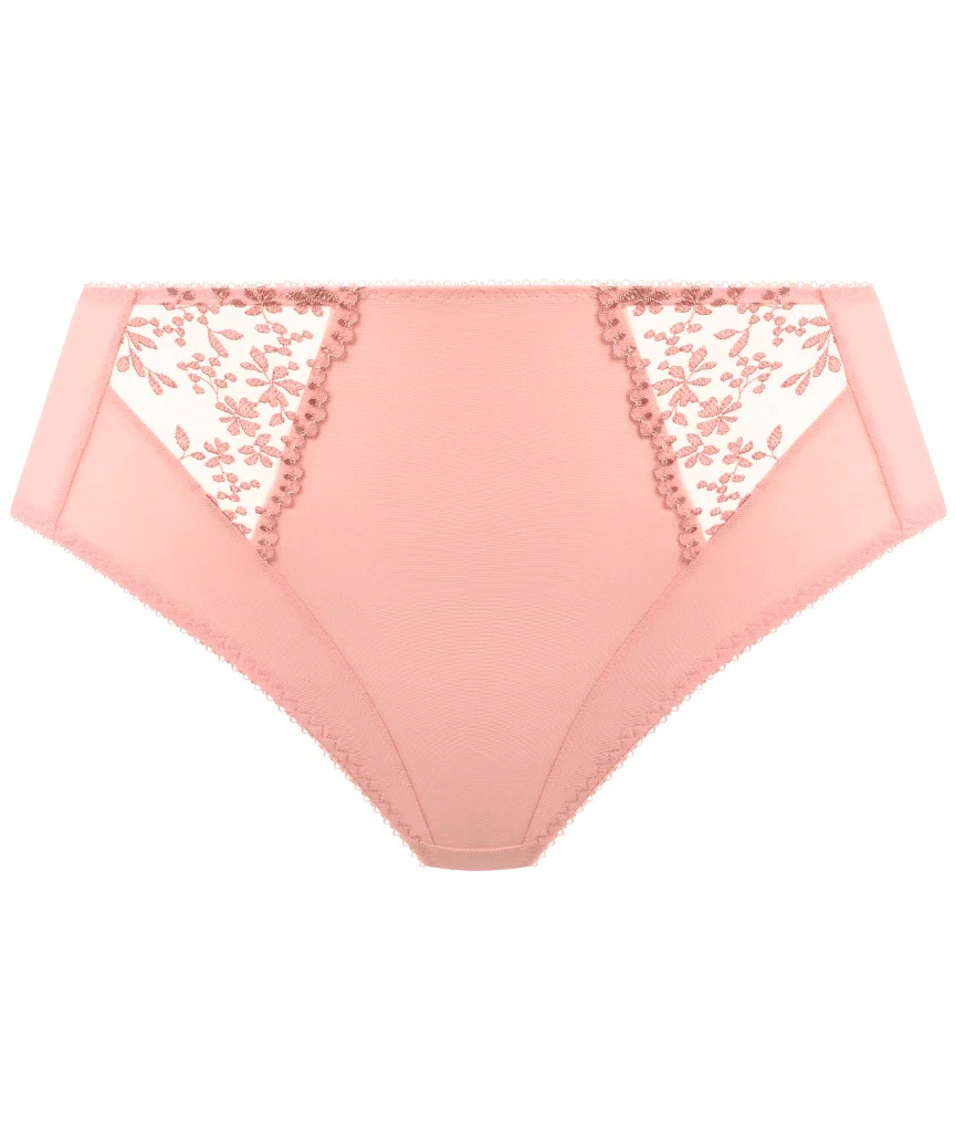 Elomi Zarla High Leg Brief - Rose Bud - Image 4