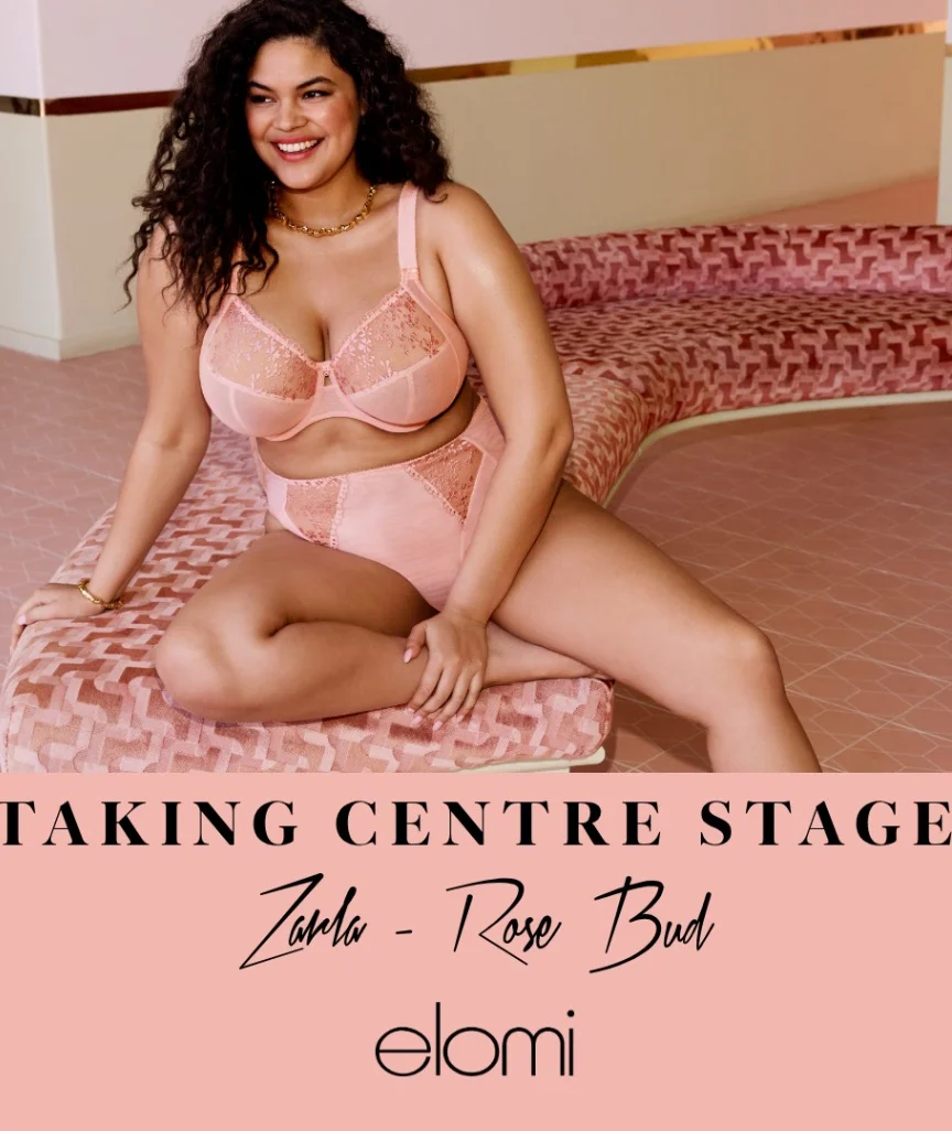Elomi Zarla Underwire Bra - Rose Bud - Image 3