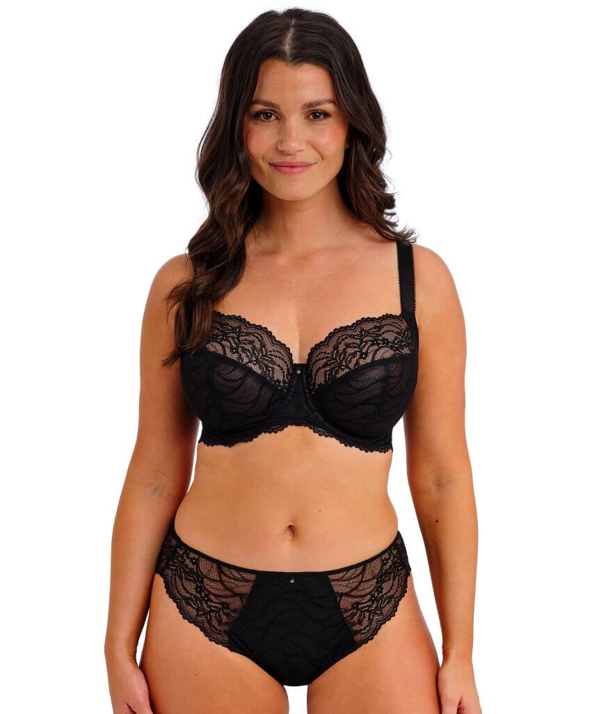 Fantasie Cesile Underwired Side Support Bra - Black - Image 6