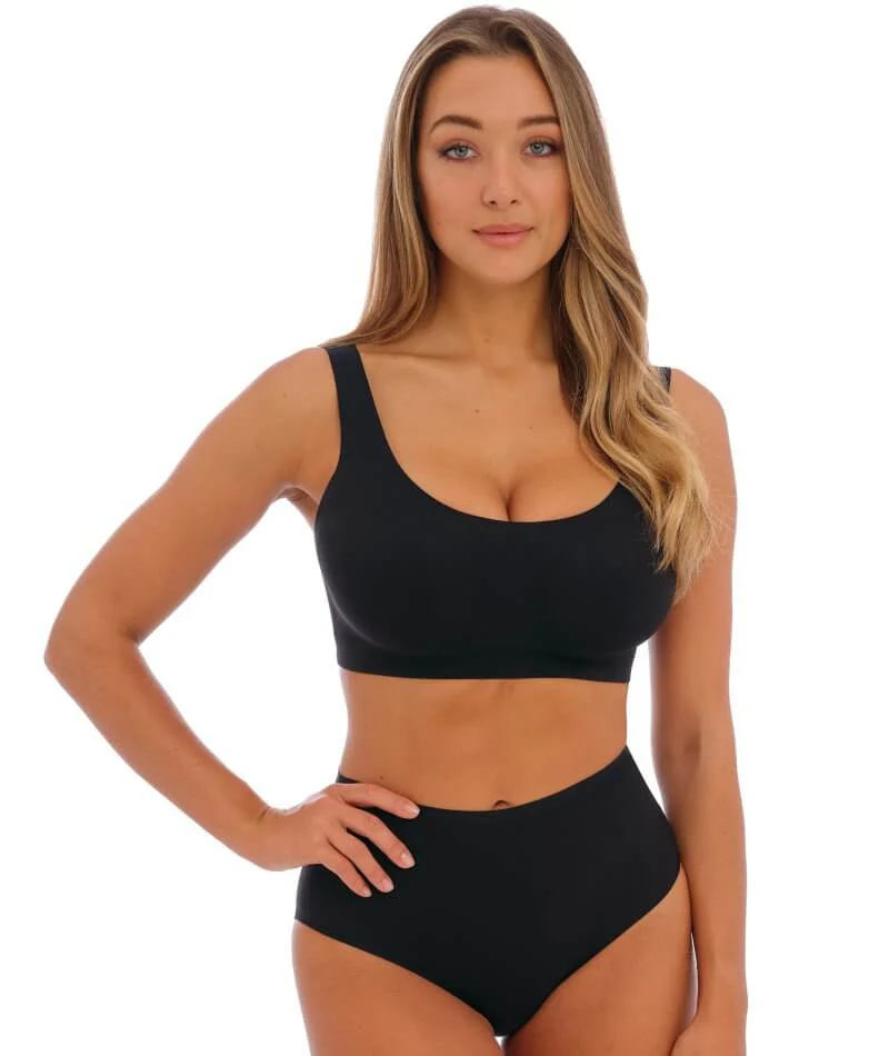 Fantasie Smoothease Wire-Free Bralette - Black - Image 4