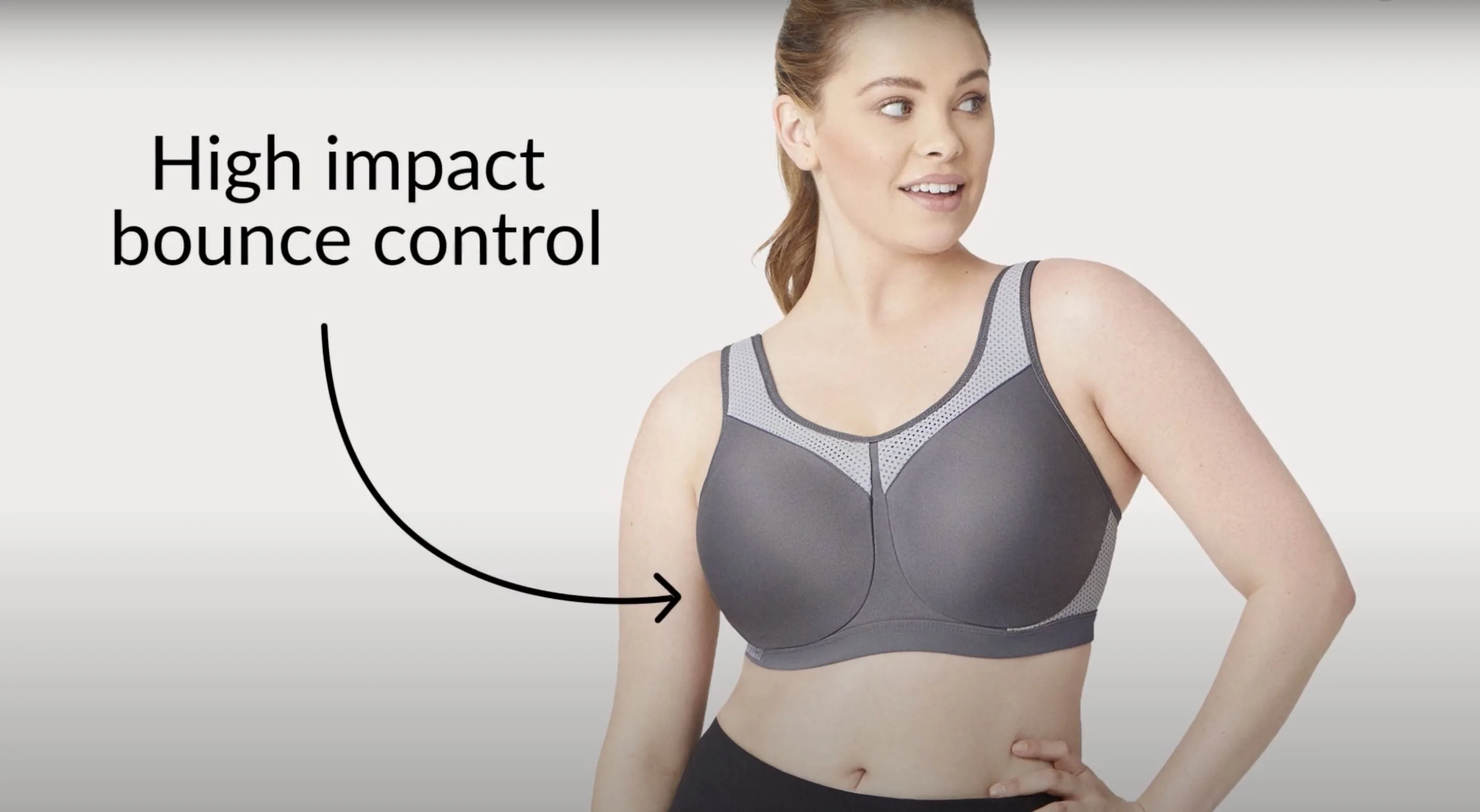 Glamorise High Impact Underwire Sports Bra - Cafe - Image 8