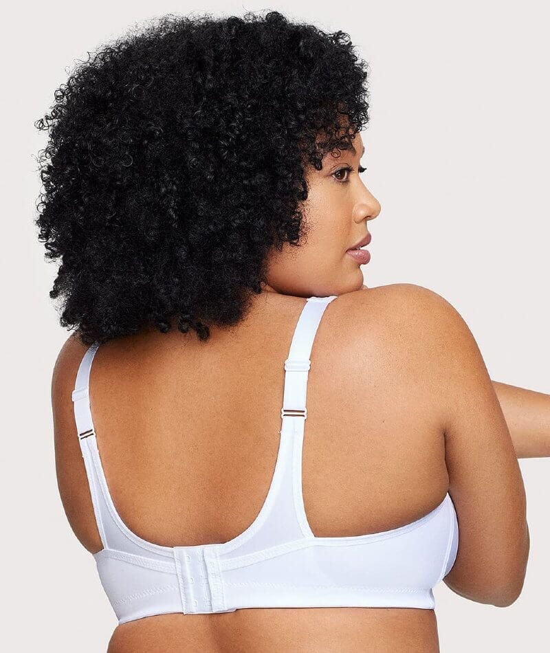 Glamorise No-Bounce Camisole Wire-Free Sports Bra 2 Pack - White - Image 3