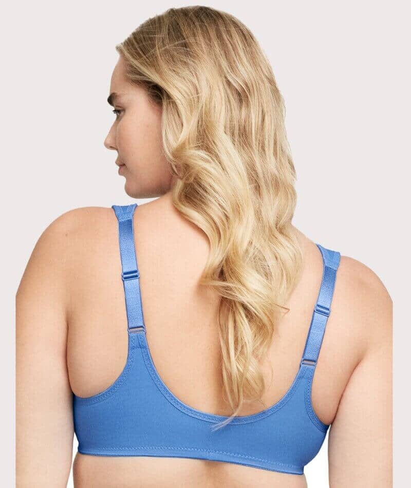 Glamorise WonderWire Front-Closure Bra - Blue - Image 2