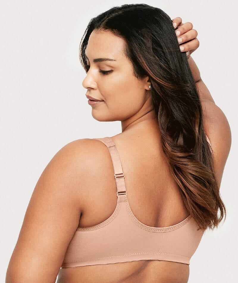 Glamorise WonderWire Front-Closure Bra - Cappuccino - Image 2