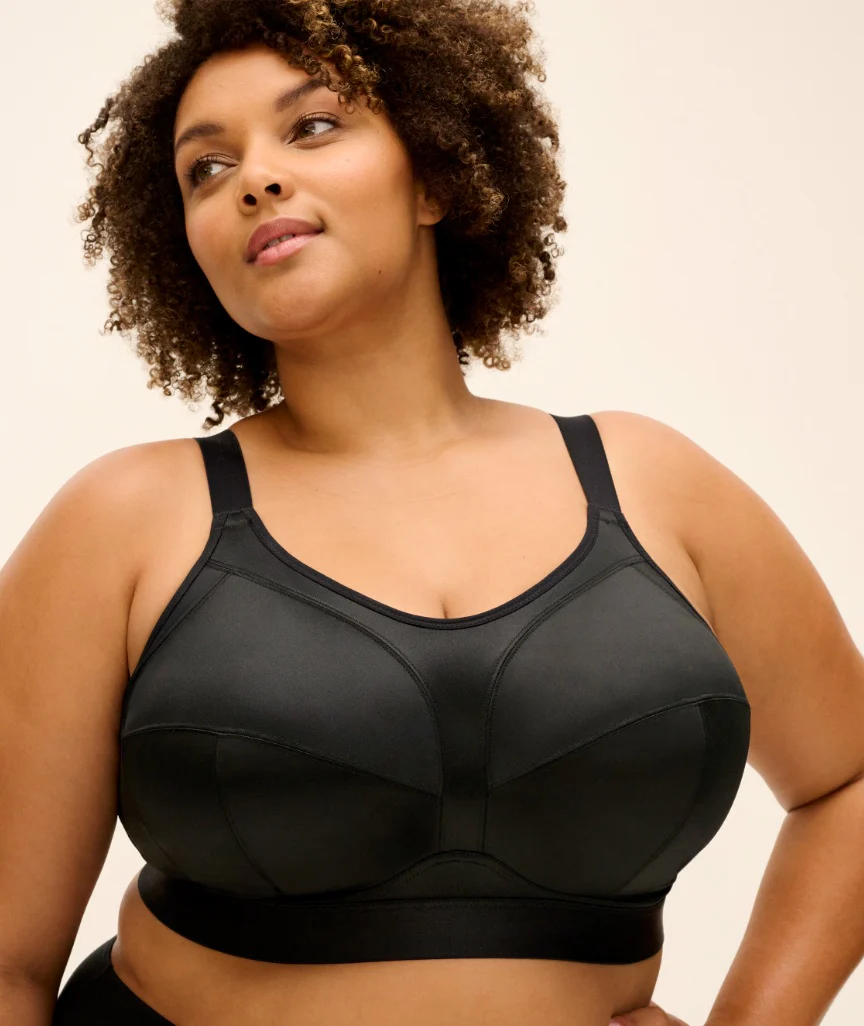Goddess Katarina Wire-Free Bra - Black - Image 4