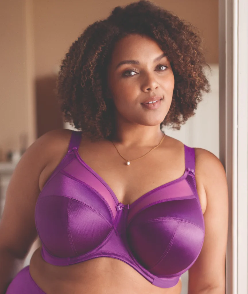 Goddess Keira Underwired Banded Bra - Amethyst - Image 3