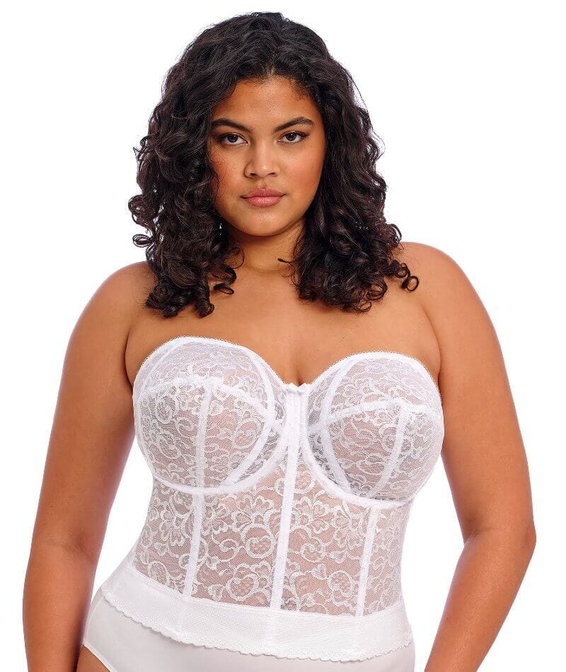 Goddess Lace Bridal Bustier - White