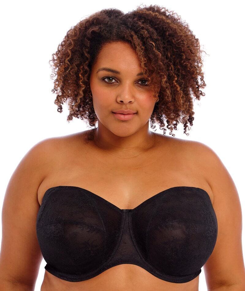 Goddess Verity Underwired Strapless Bra - Black