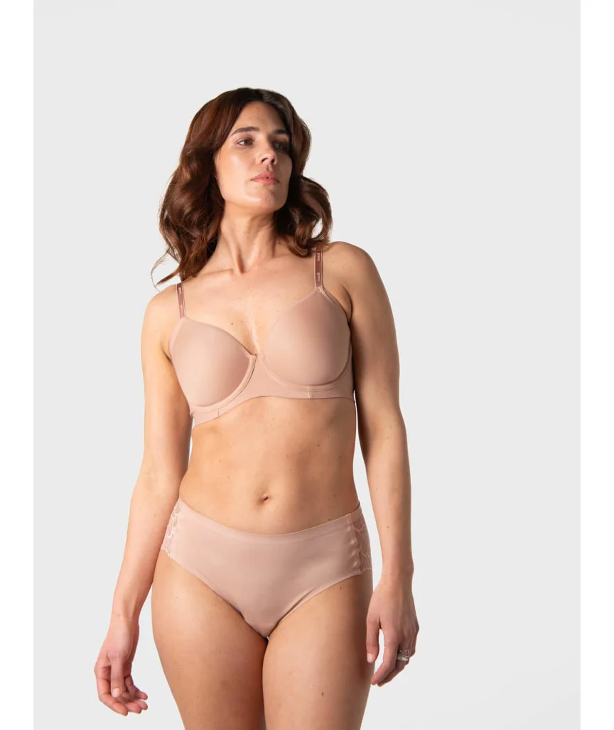 Evolve Effortless Sculpt T-Shirt Flexi-Wired Bra - Cashmere - Image 6