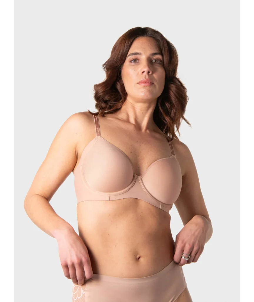 Evolve Effortless Sculpt T-Shirt Flexi-Wired Bra - Cashmere - Image 8