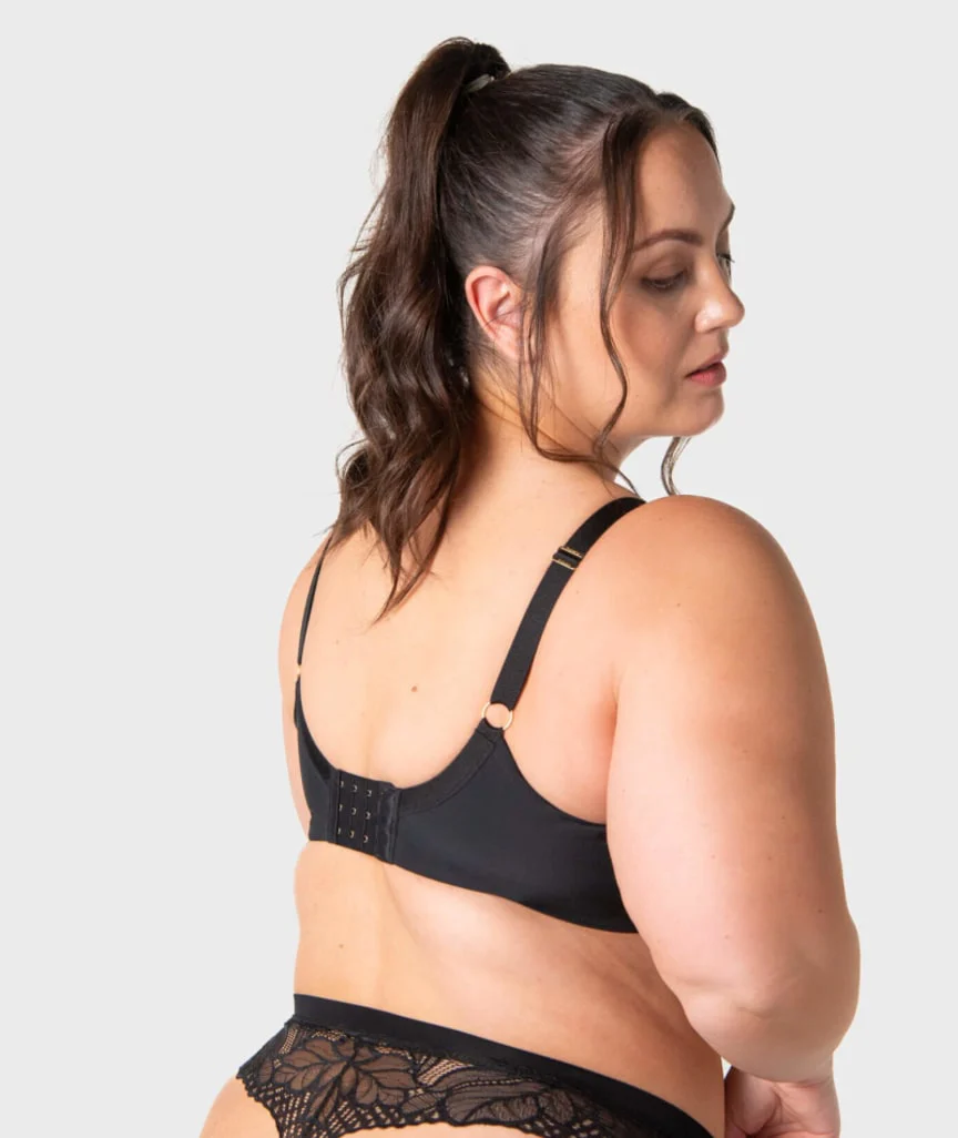 Evolve Luxe Wire-Free Full Cup Bra - Black - Image 4
