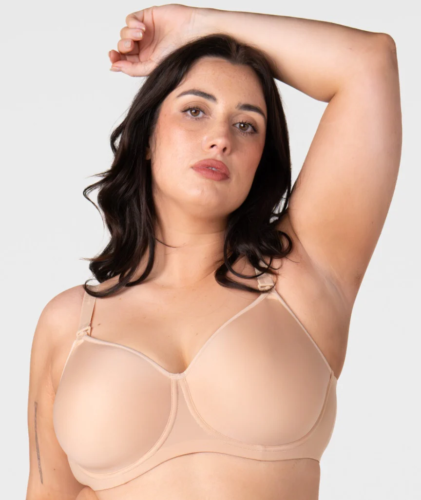 Hotmilk Obsession 2.0 Maternity & Nursing T-Shirt Bra - Frappe