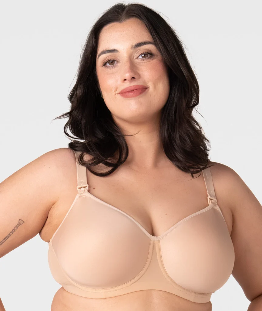 Hotmilk Obsession 2.0 Maternity & Nursing T-Shirt Bra - Frappe - Image 3
