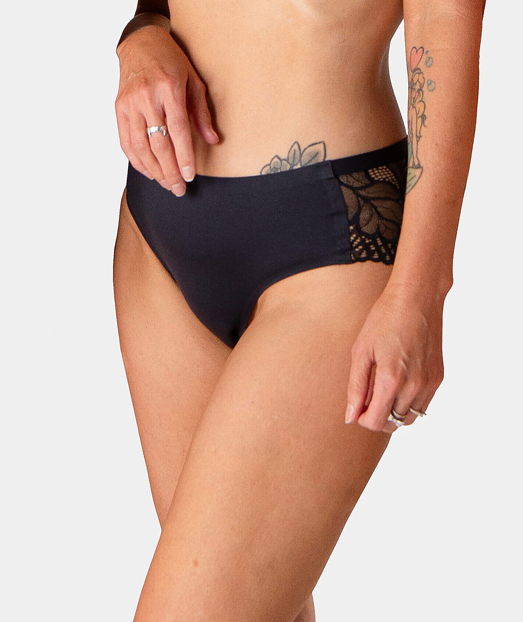 Hotmilk The Classic Vanishing Bikini Brief - Black - Image 4