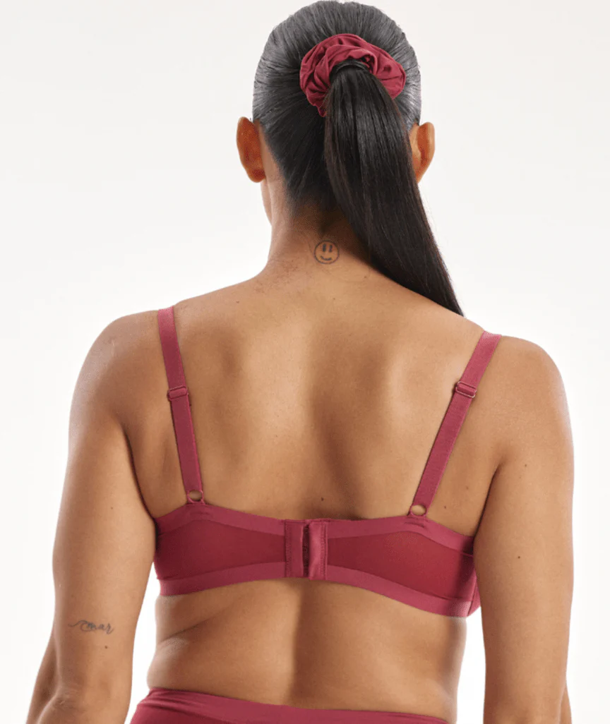 Nala Bio Balconette Bra - Burnt Fig - Image 5