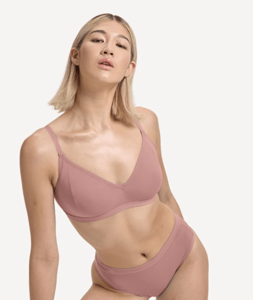 Nala Bio Comfort Wirefree Bralette - Desert Dust - Image 3