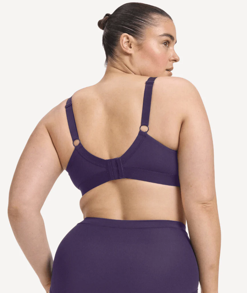 Nala Maternity Support Wirefree Bralette Bra - Mulberry - Image 3