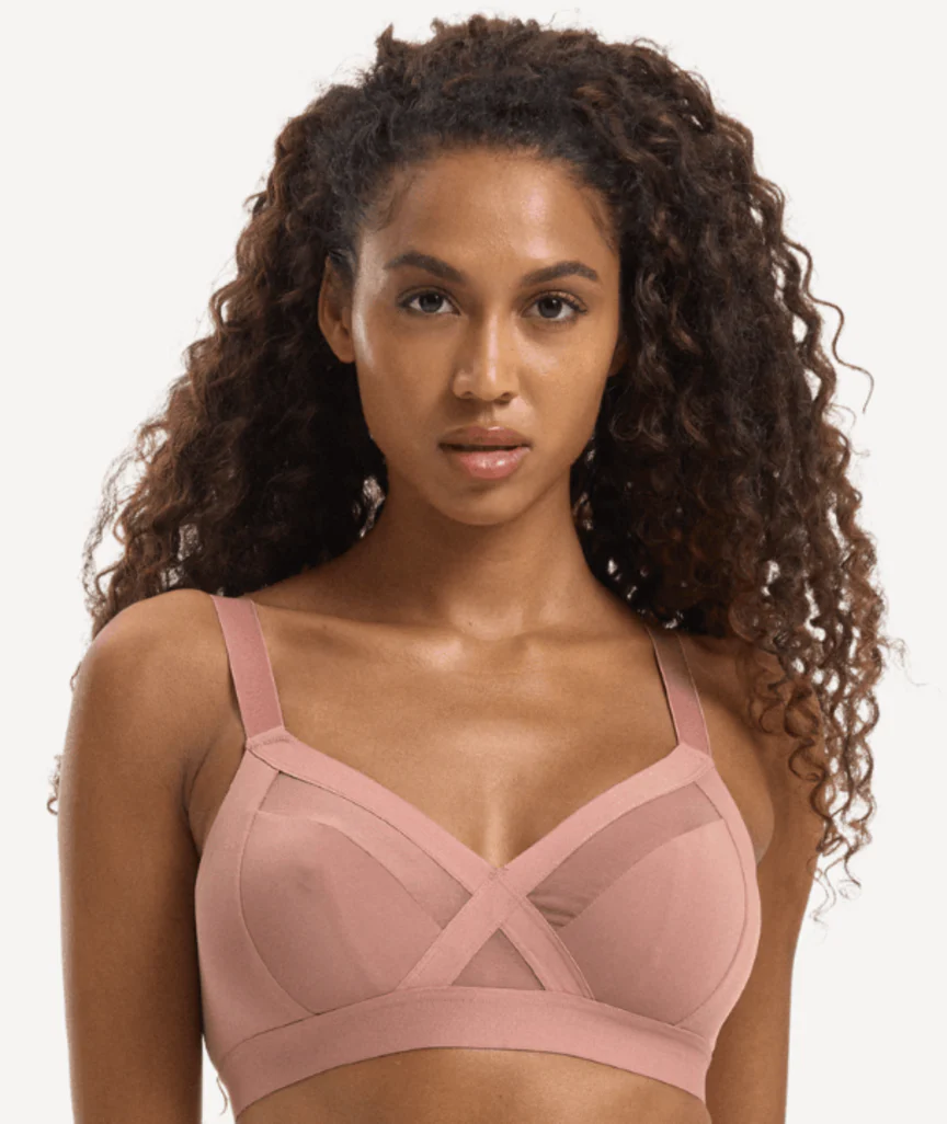 Nala Support Wirefree Bralette - Desert Dust - Image 2