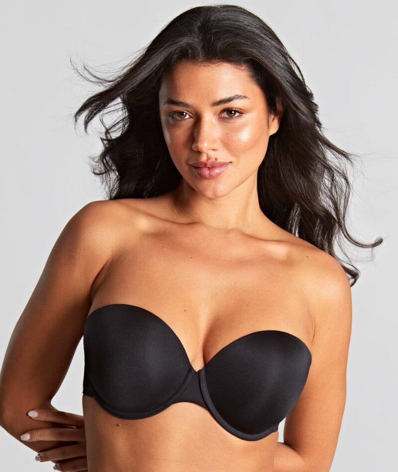 Panache Porcelain Elan Underwired Strapless Bra - Black