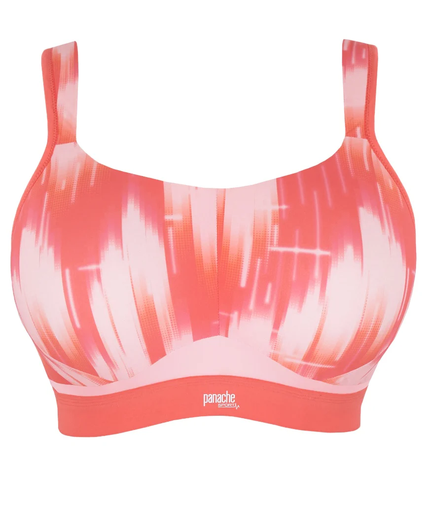 Panache Sport Boundless Wire-free Sports Bra - Pink Abstract - Image 12