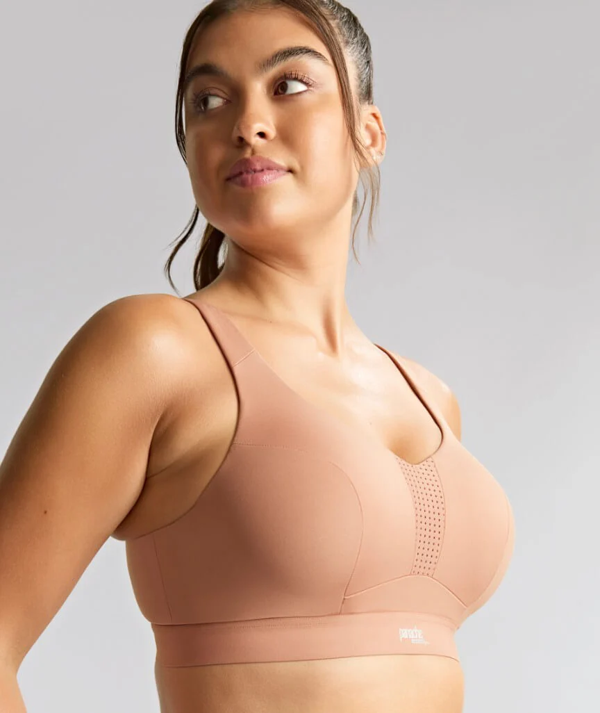 Panache Sport Endurance Ultra Perform Non Padded Underwire Sports Bra -  Dusty Rose - Image 4