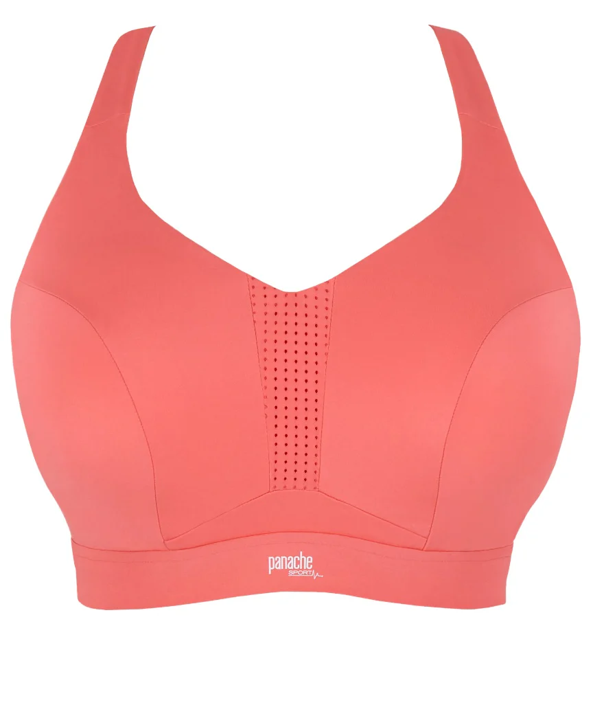 Panache Sport Endurance Ultra Perform Non Padded Underwire Sports Bra - Grapefruit - Image 11