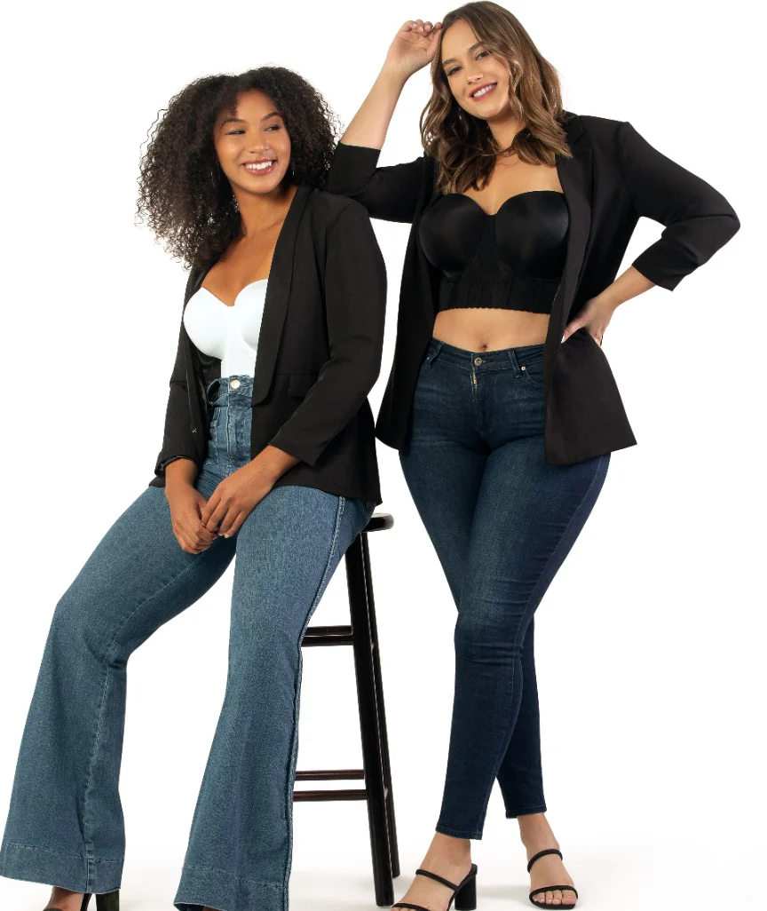 Parfait Elissa Seamless Underwire Padded Longline Strapless Bra - Black - Image 8